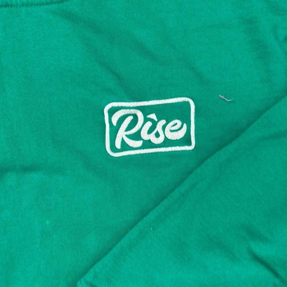 Green "Rise" hoodie‎ - Picture 3 of 3